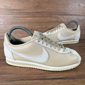 NIKE CORTEZ PREMIUM ‘Beige’ Leather Vintage Sneakers Women’s Size 8 Shoes